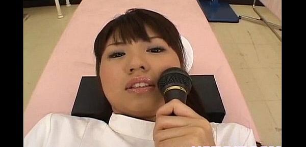  Misato Kuninaka nurse is fucked with medical tools and vibrators